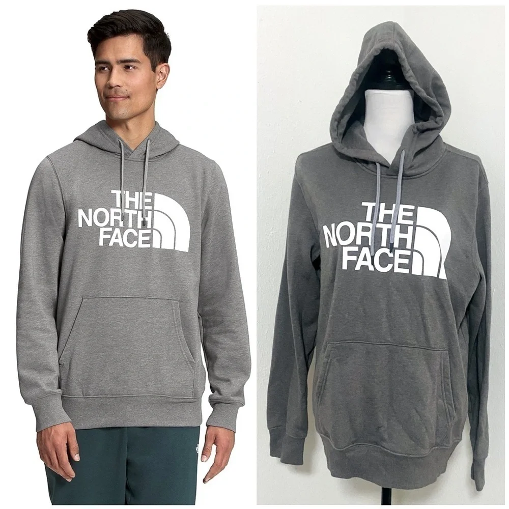The North Face Men's Half Dome Pullover Hoodie with Front Pouch Pocket Medium